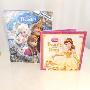 3/$25 Kids Books Disney Frozen Activity Beauty and The Beast